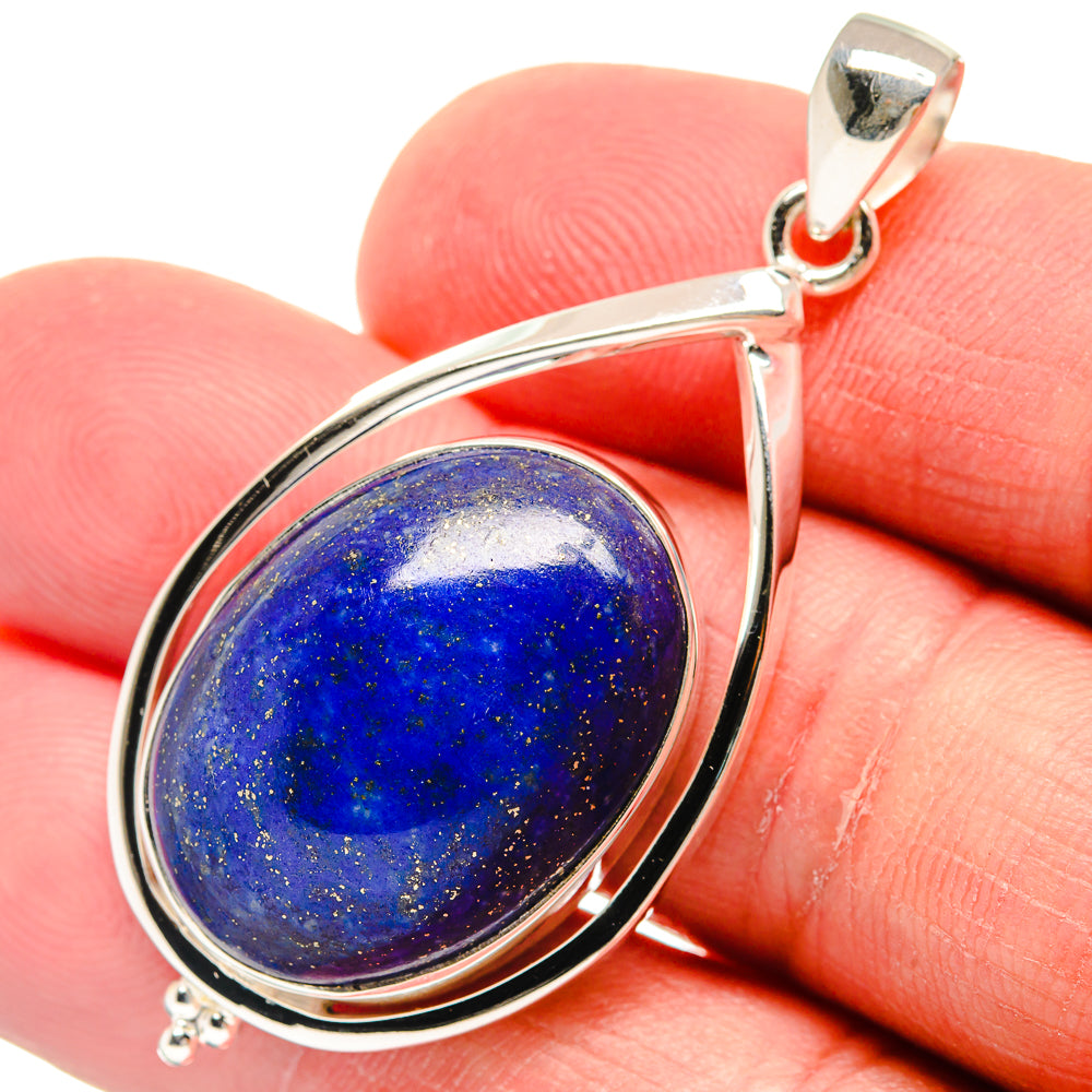 Lapis Lazuli Pendants handcrafted by Anasilvercos - PD22746