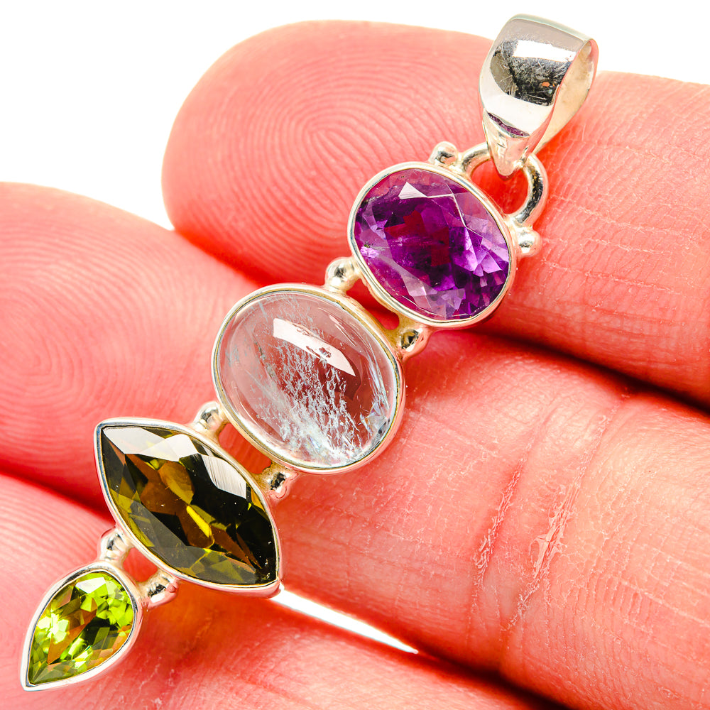 Aquamarine Pendants handcrafted by Anasilvercos - PD22789