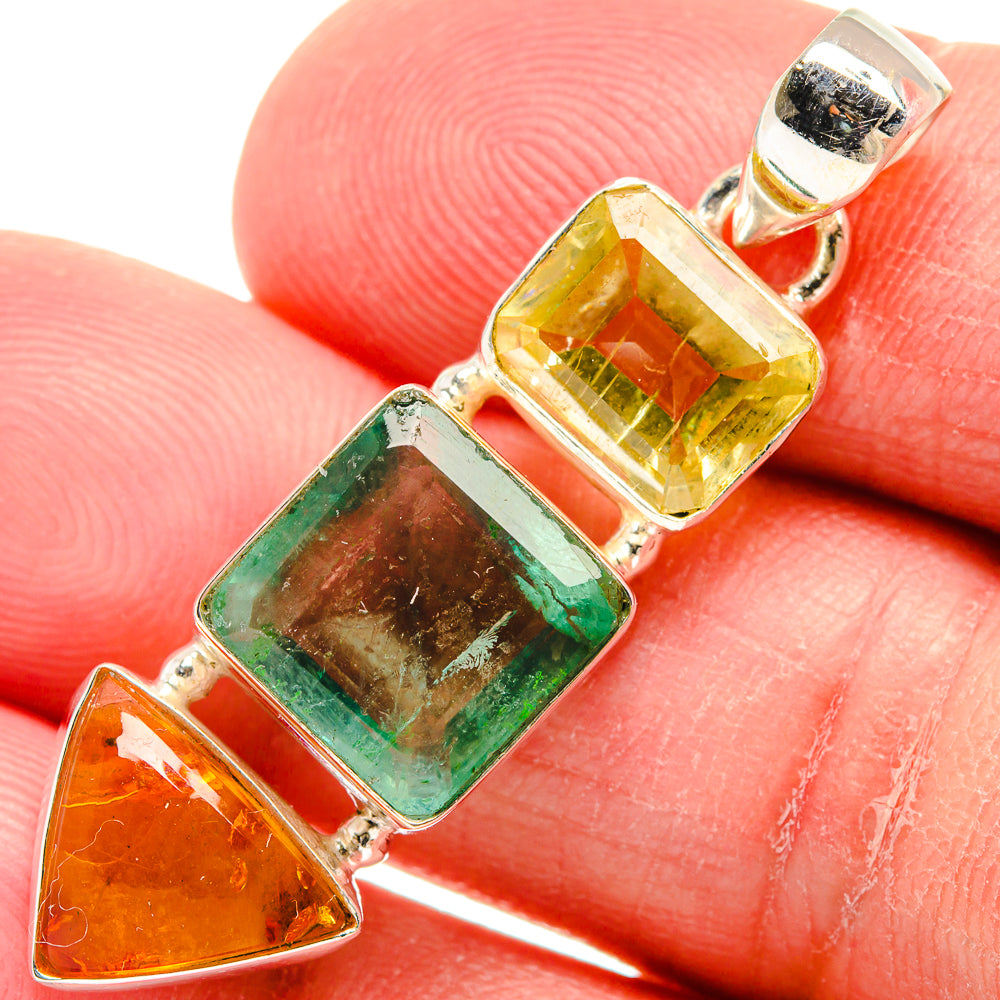 Green Aventurine Pendants handcrafted by Anasilvercos - PD22790