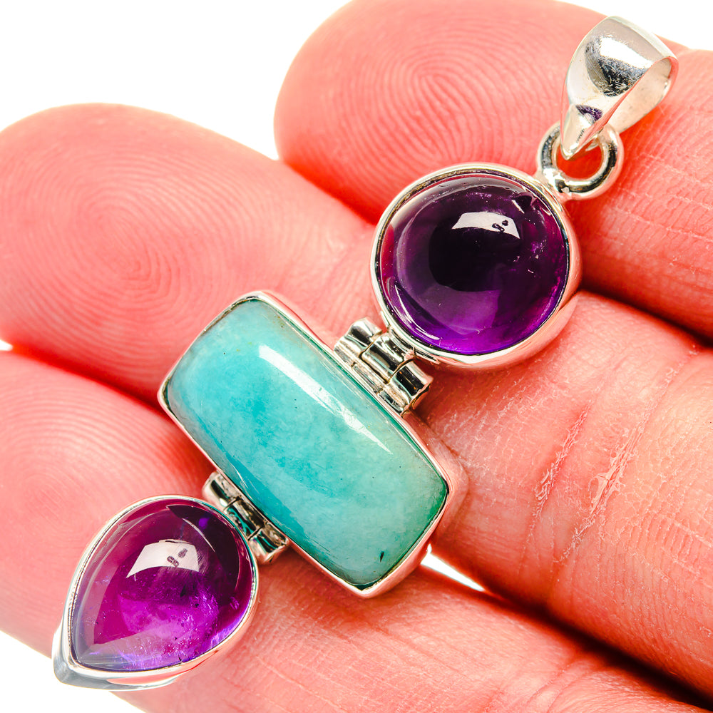 Larimar Pendants handcrafted by Anasilvercos - PD22794