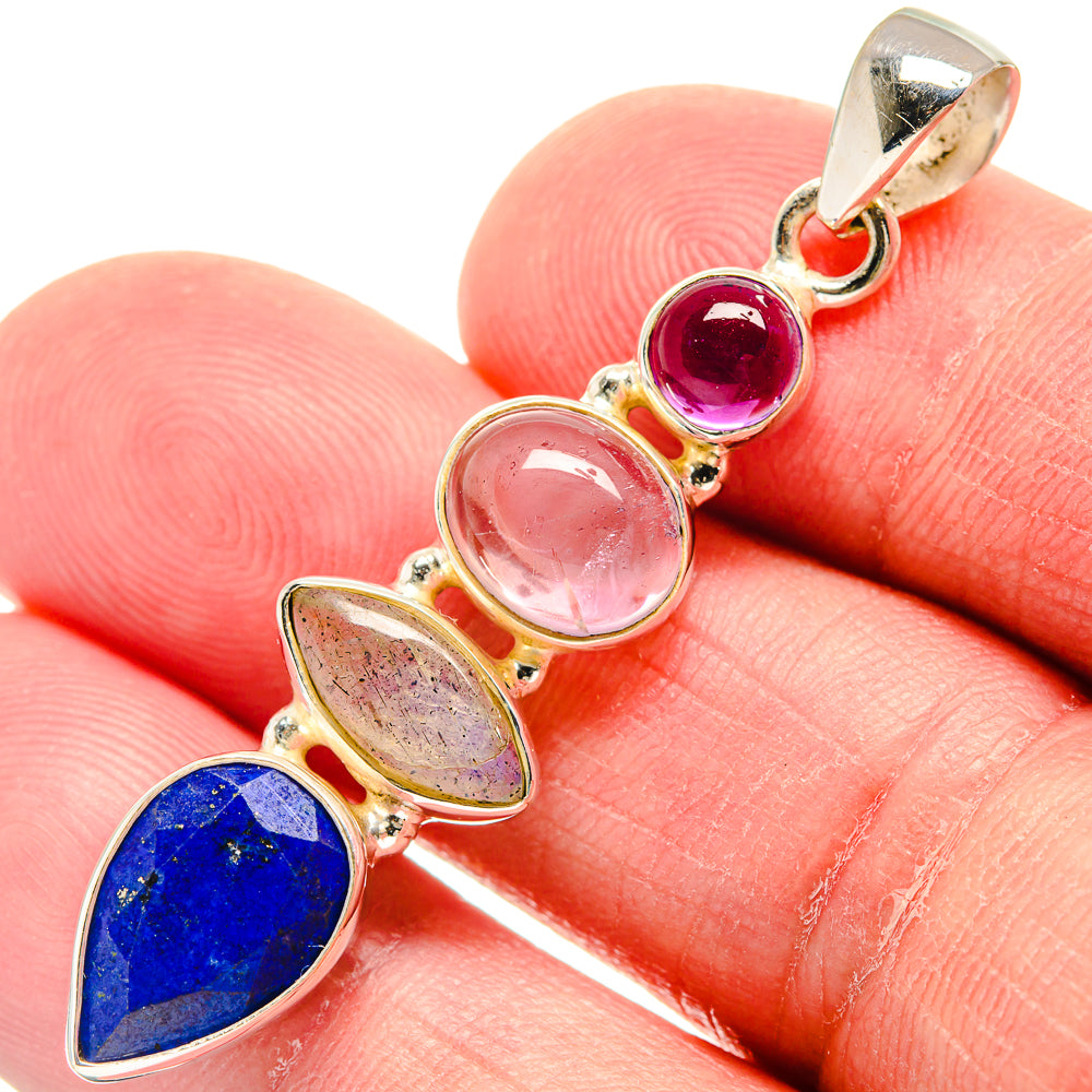 Lapis Lazuli Pendants handcrafted by Anasilvercos - PD22795