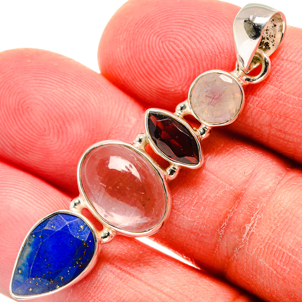 Lapis Lazuli Pendants handcrafted by Anasilvercos - PD22796