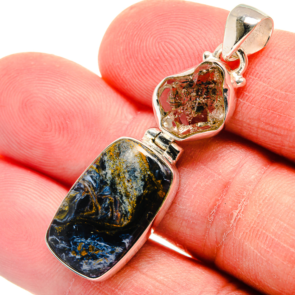 Pietersite Pendants handcrafted by Anasilvercos - PD22807