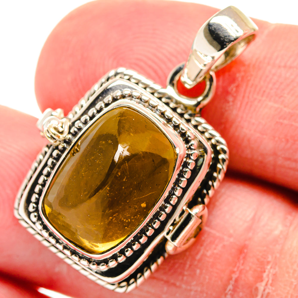 Citrine Pendants handcrafted by Anasilvercos - PD22811