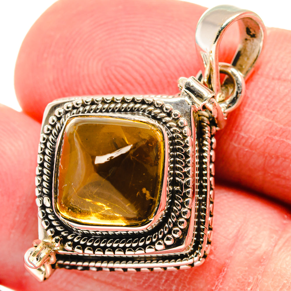 Citrine Pendants handcrafted by Anasilvercos - PD22812