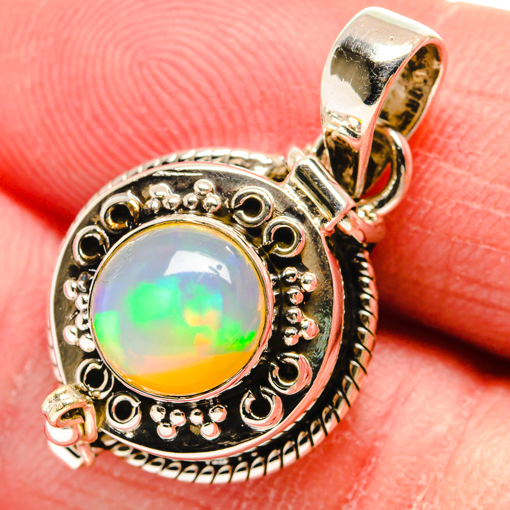 Ethiopian Opal Pendants handcrafted by Anasilvercos - PD22813