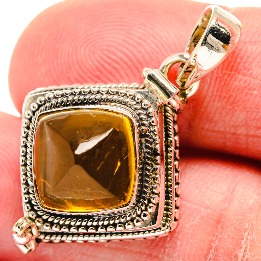 Citrine Pendants handcrafted by Anasilvercos - PD22816