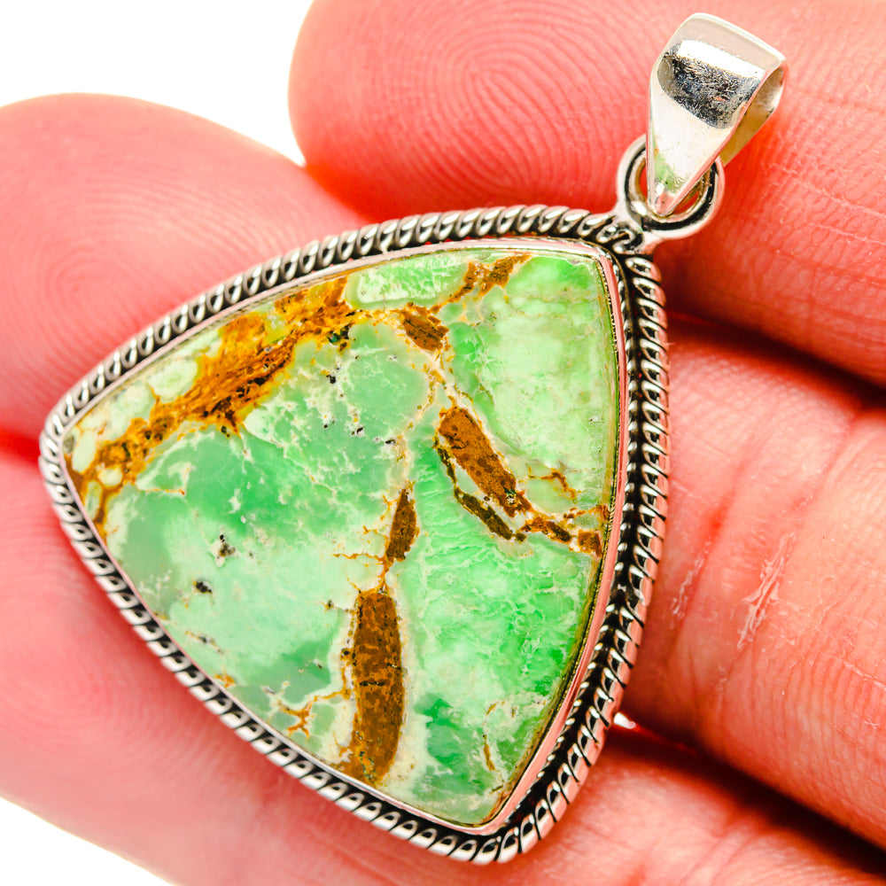 Variscite Pendants handcrafted by Anasilvercos - PD22825