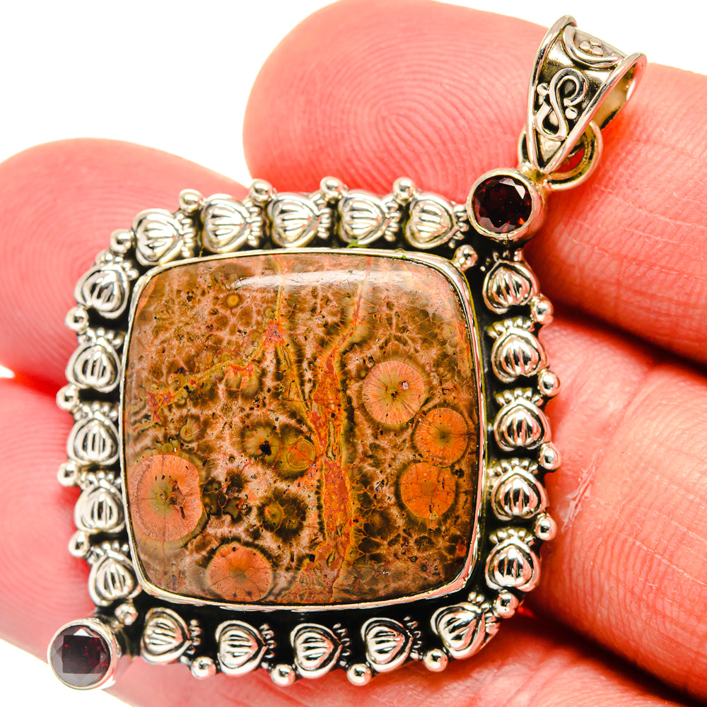 Poppy Jasper Pendants handcrafted by Anasilvercos - PD22826
