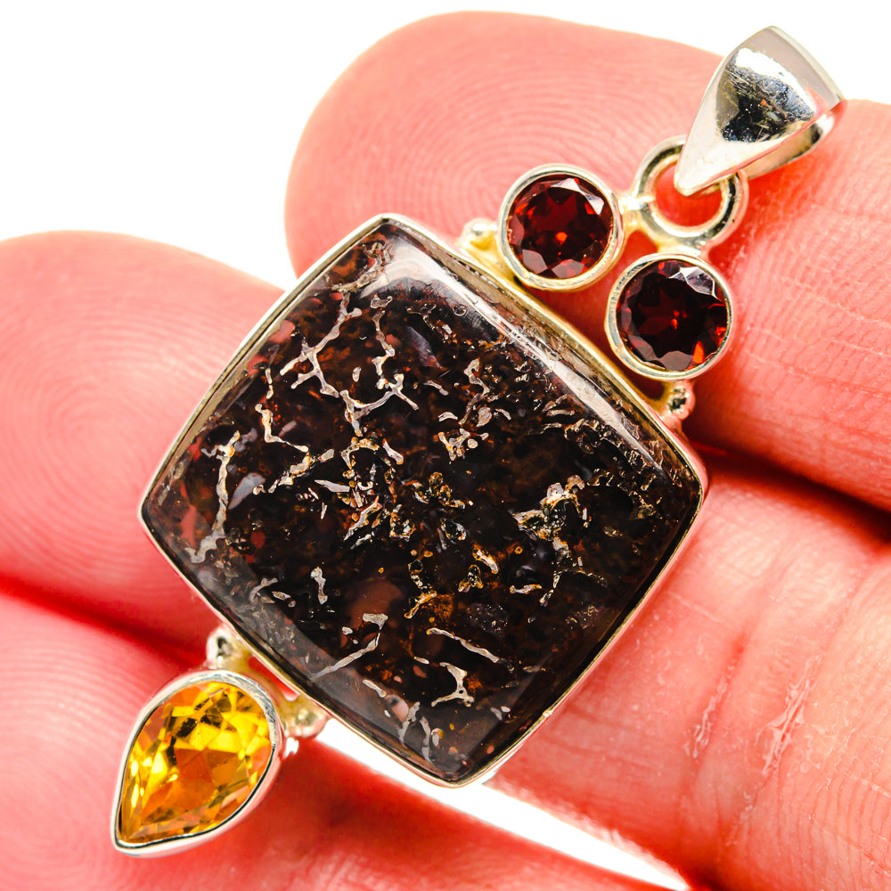 Tube Agate Pendants handcrafted by Anasilvercos - PD22829
