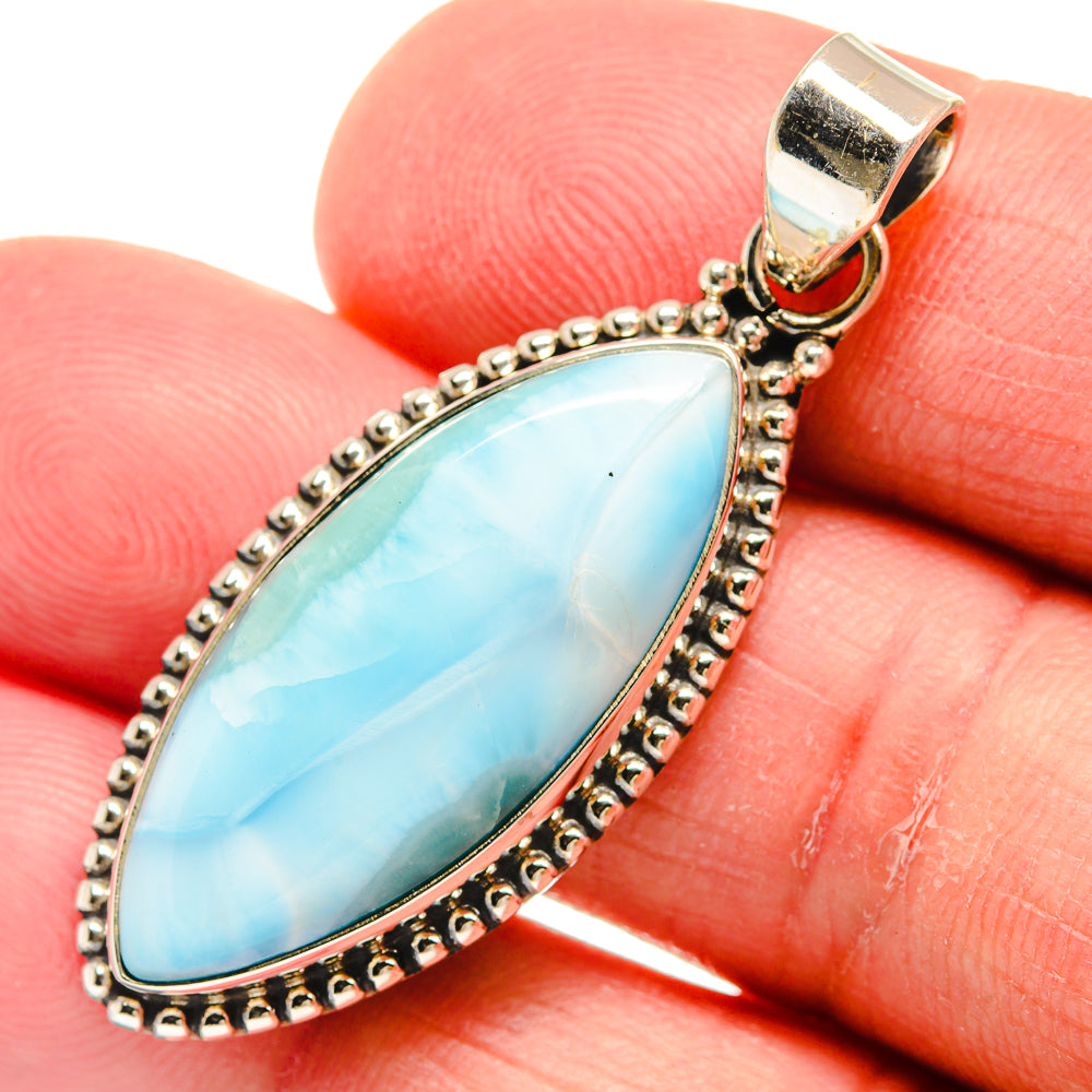 Larimar Pendants handcrafted by Anasilvercos - PD22840