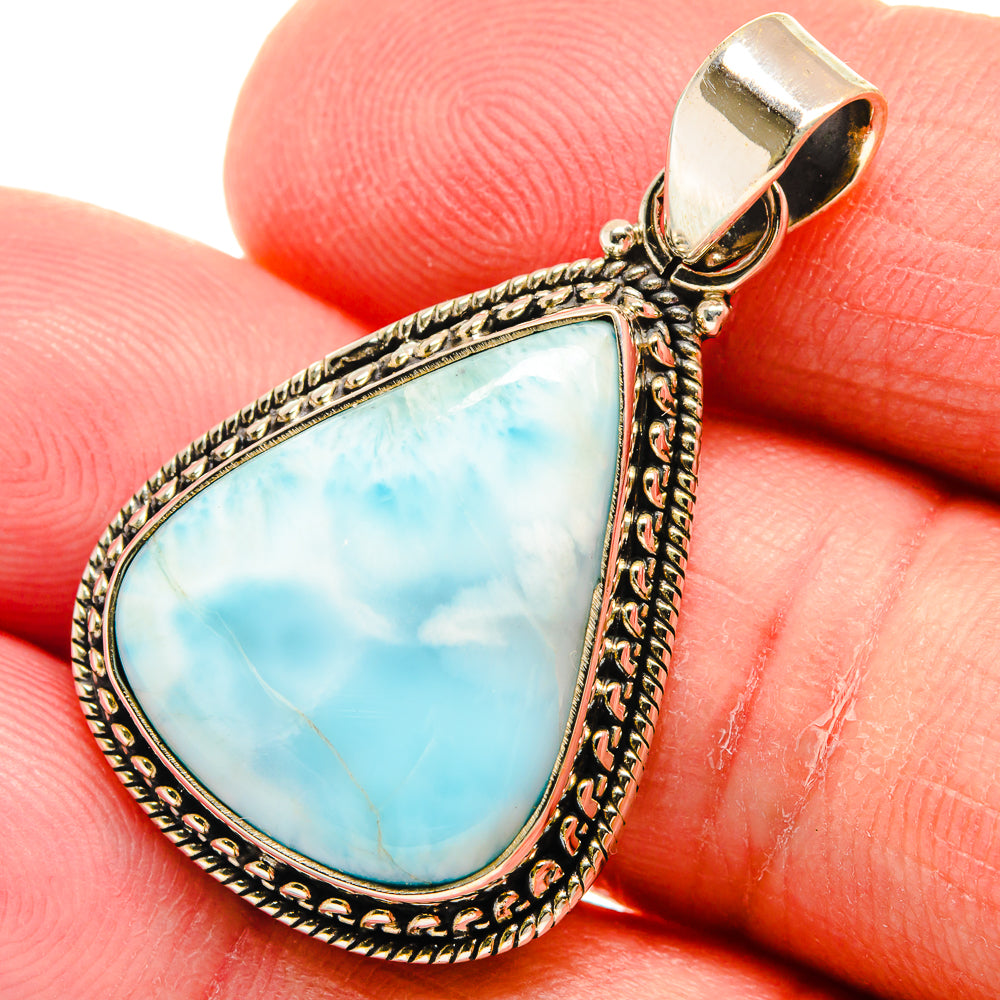 Larimar Pendants handcrafted by Anasilvercos - PD22842