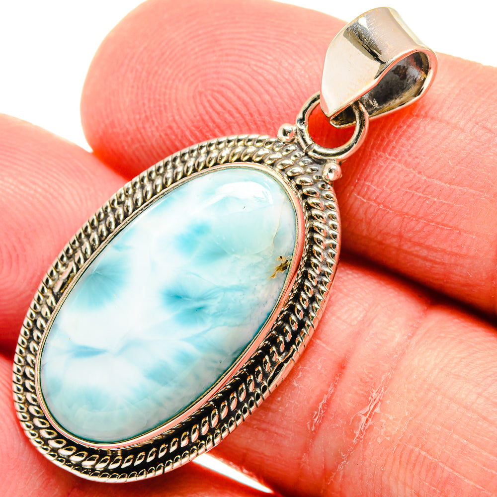Larimar Pendants handcrafted by Anasilvercos - PD22843