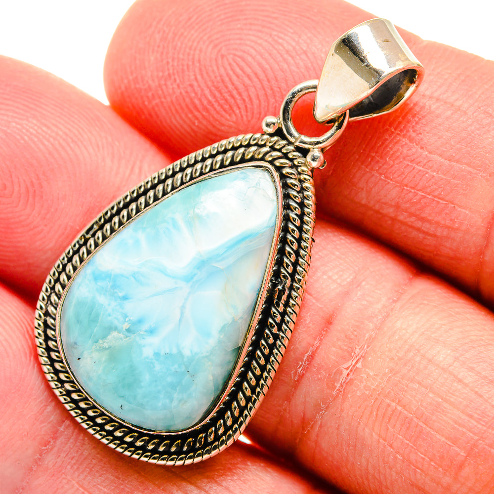 Larimar Pendants handcrafted by Anasilvercos - PD22844