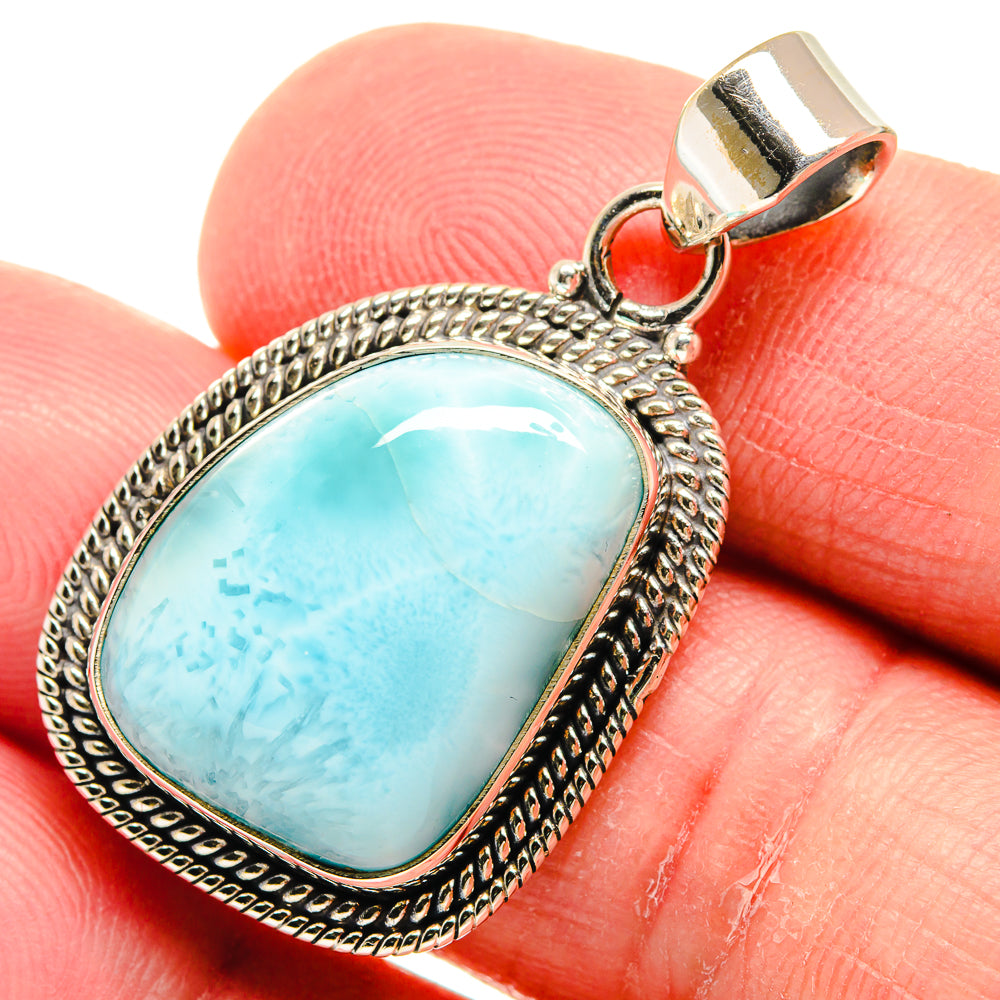 Larimar Pendants handcrafted by Anasilvercos - PD22845