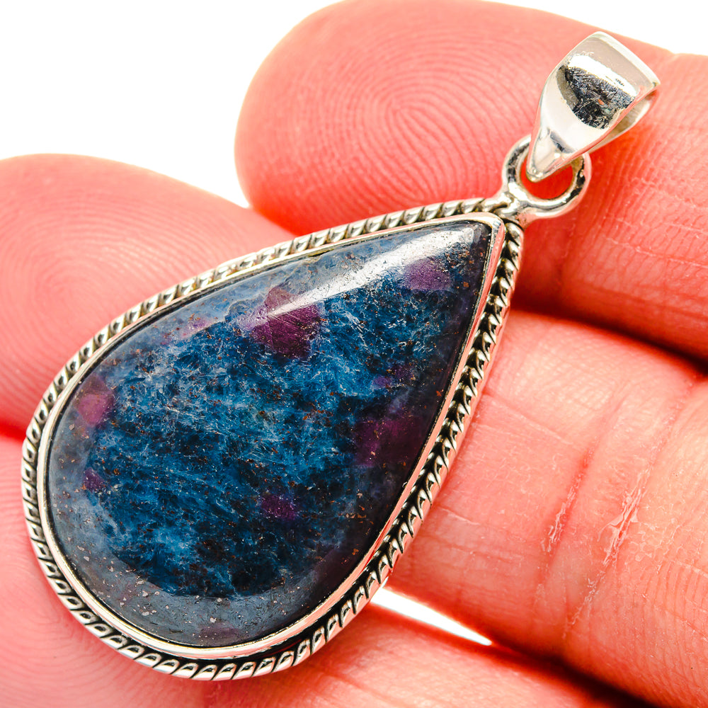 Ruby Fuchsite Pendants handcrafted by Anasilvercos - PD22856