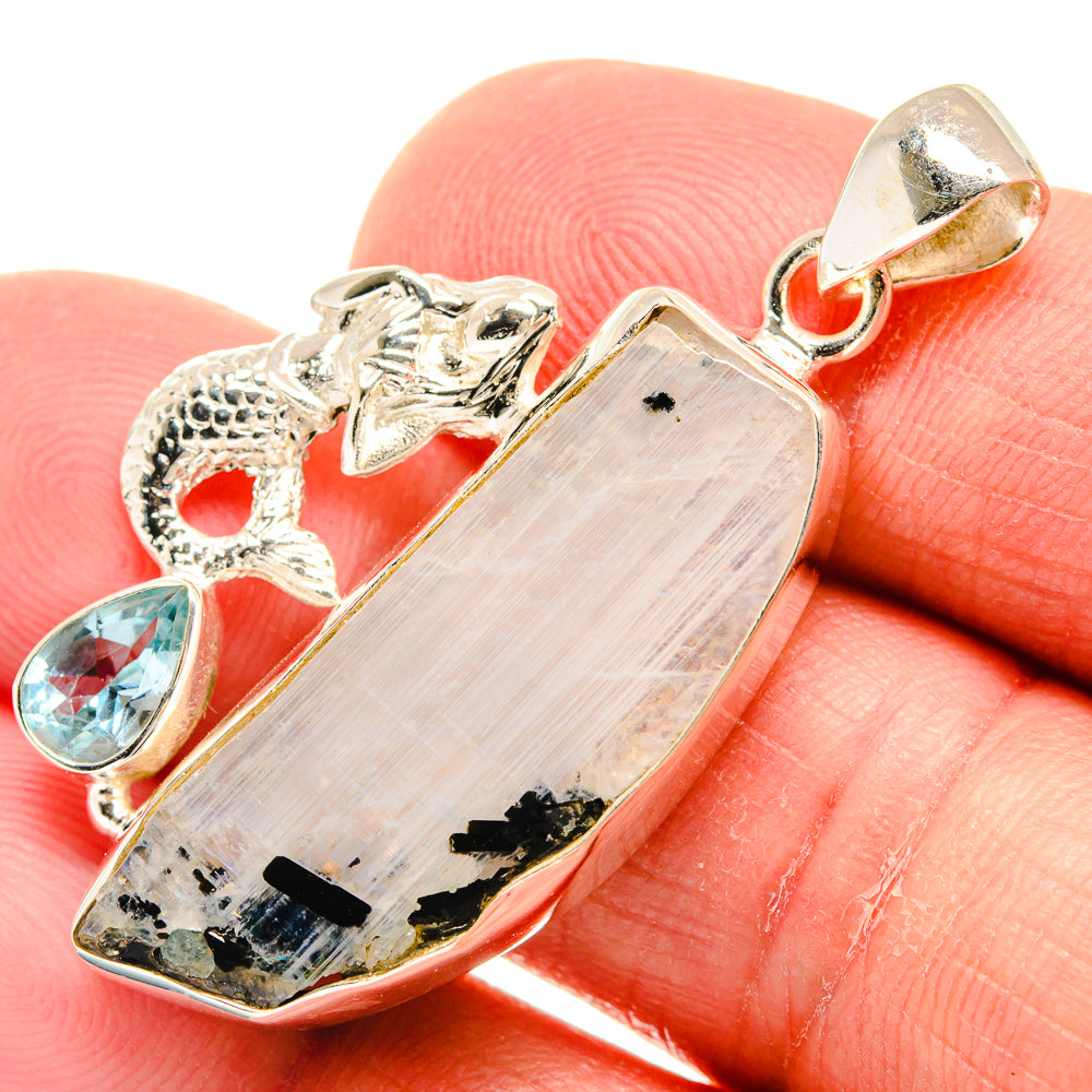 Rainbow Moonstone Pendants handcrafted by Anasilvercos - PD22893