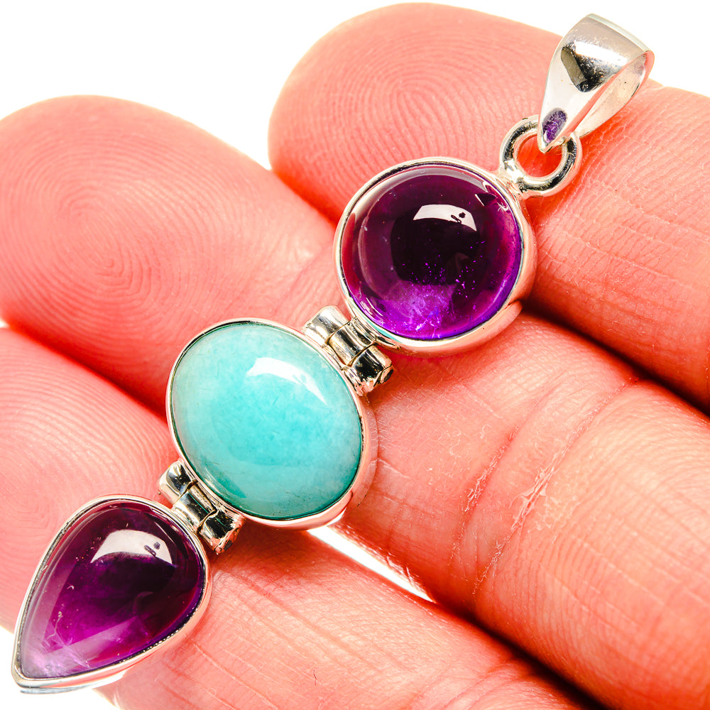 Larimar Pendants handcrafted by Anasilvercos - PD22935