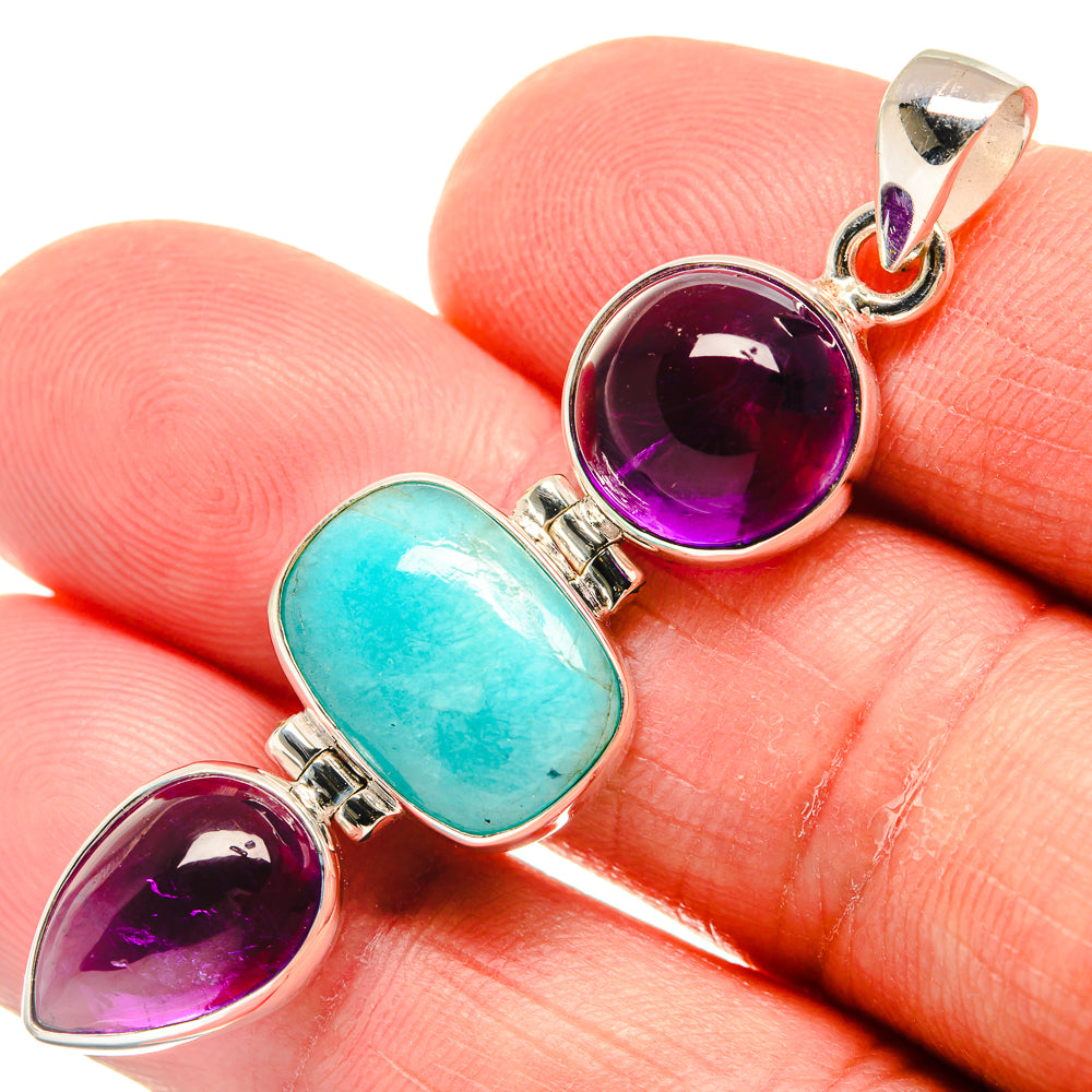 Larimar Pendants handcrafted by Anasilvercos - PD22936