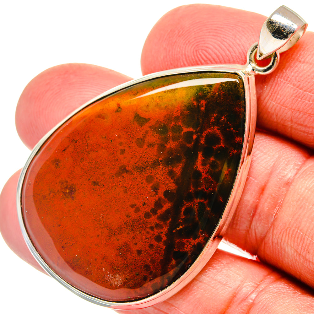 Bloodstone Pendants handcrafted by Anasilvercos - PD22970