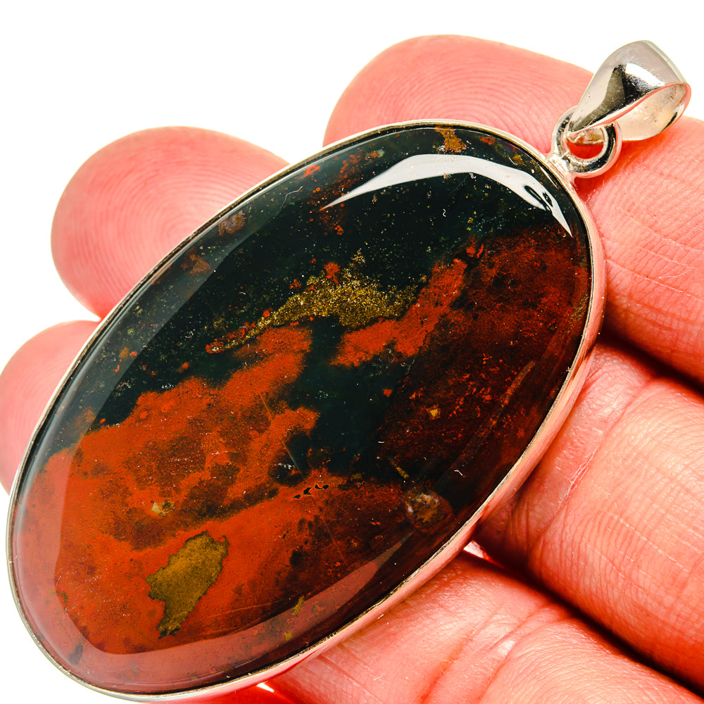 Bloodstone Pendants handcrafted by Anasilvercos - PD22971