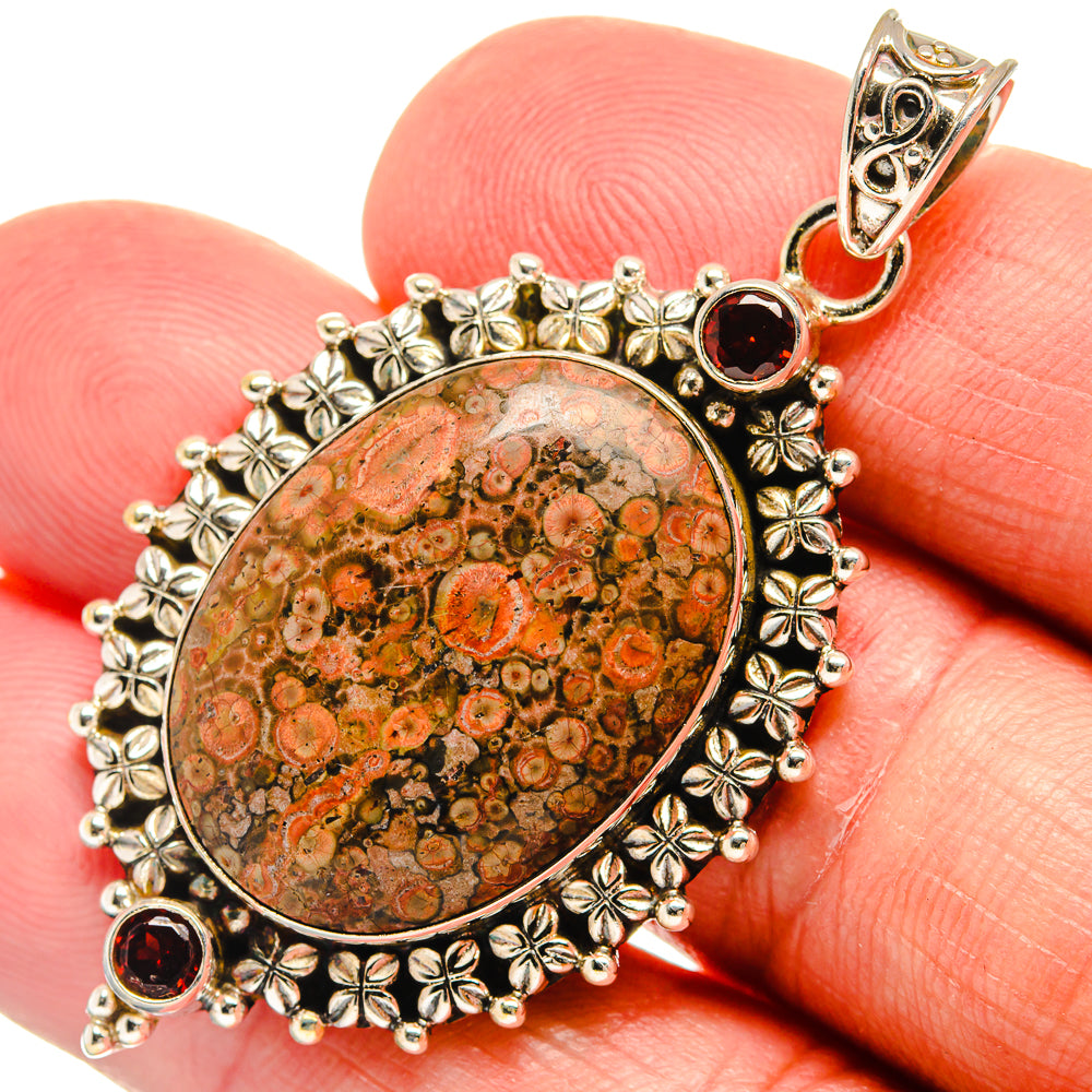 Poppy Jasper Pendants handcrafted by Anasilvercos - PD22983