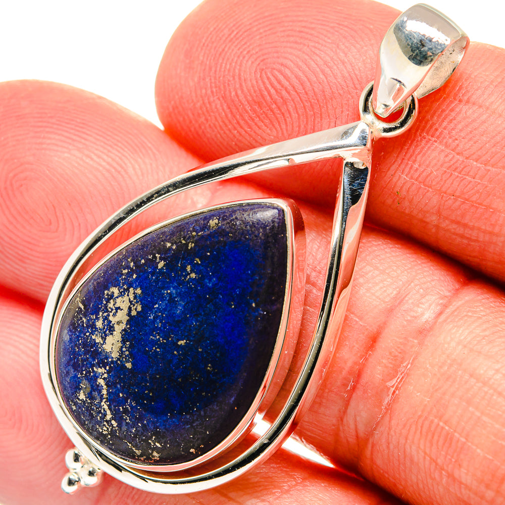Lapis Lazuli Pendants handcrafted by Anasilvercos - PD22988
