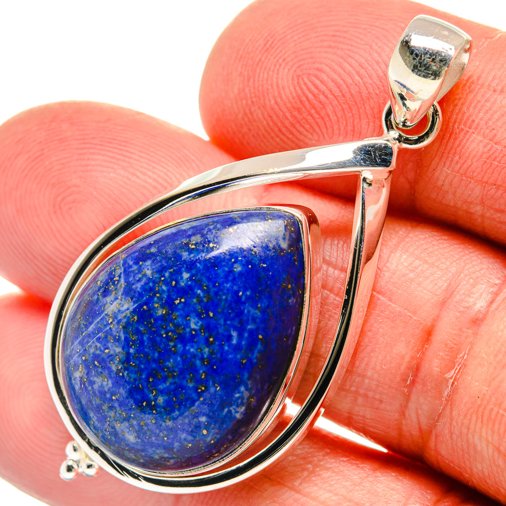Lapis Lazuli Pendants handcrafted by Anasilvercos - PD22990