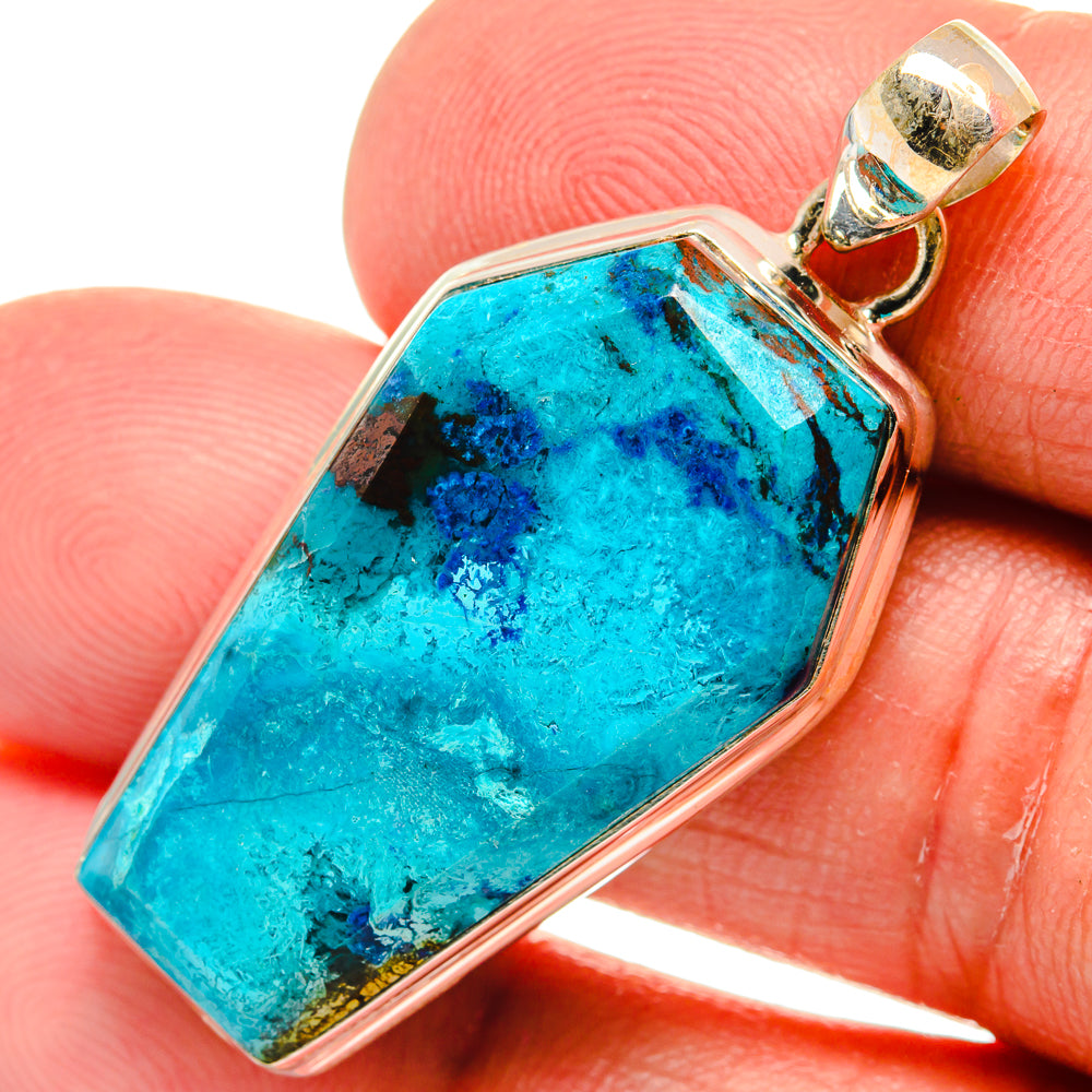 Chrysocolla Pendants handcrafted by Anasilvercos - PD22992