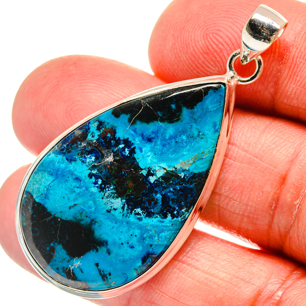 Shattuckite Pendants handcrafted by Anasilvercos - PD22994