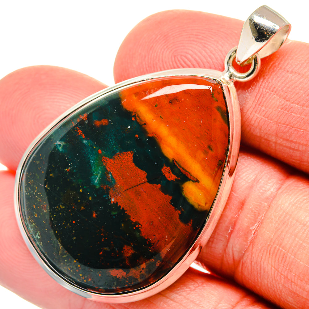 Bloodstone Pendants handcrafted by Anasilvercos - PD23018