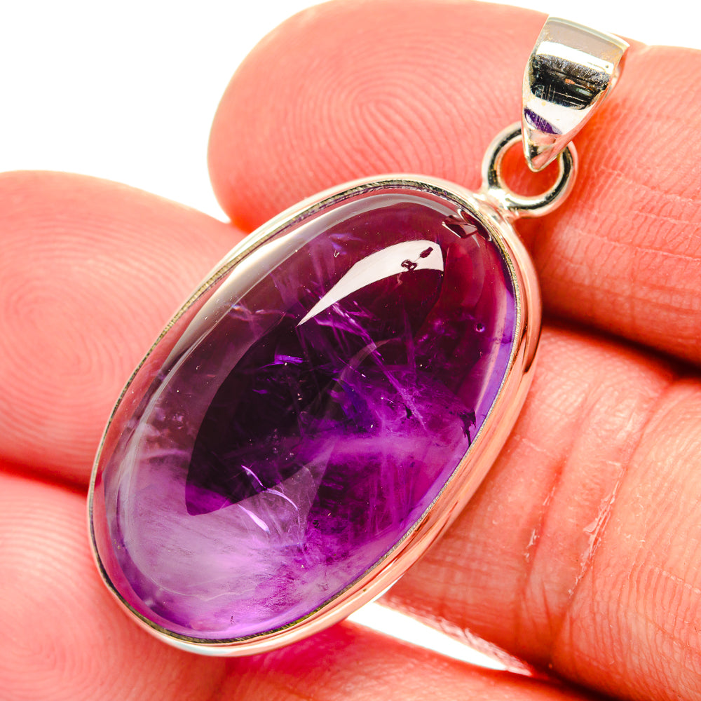 Amethyst Pendants handcrafted by Anasilvercos - PD23048