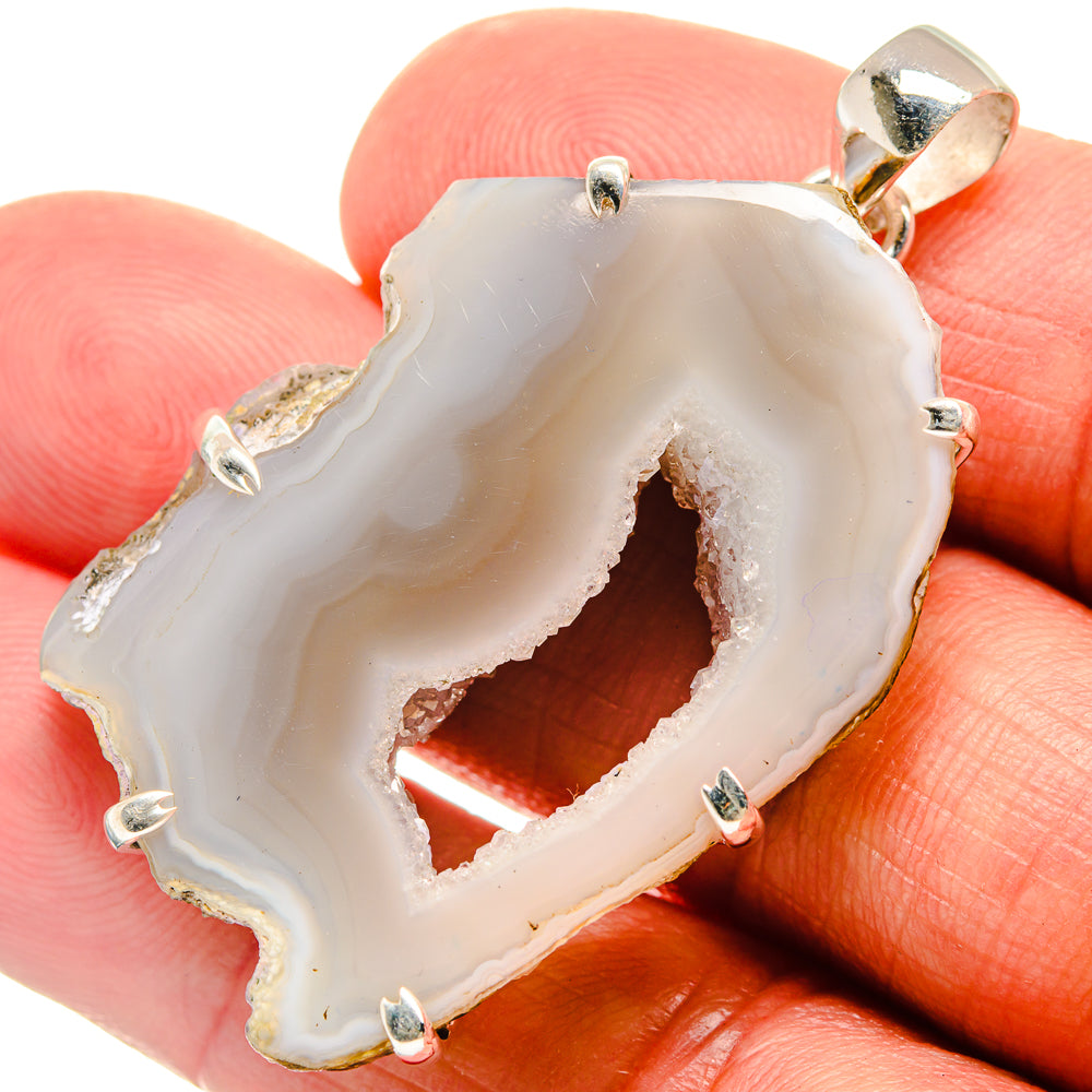 Geode Slice Pendants handcrafted by Anasilvercos - PD23053
