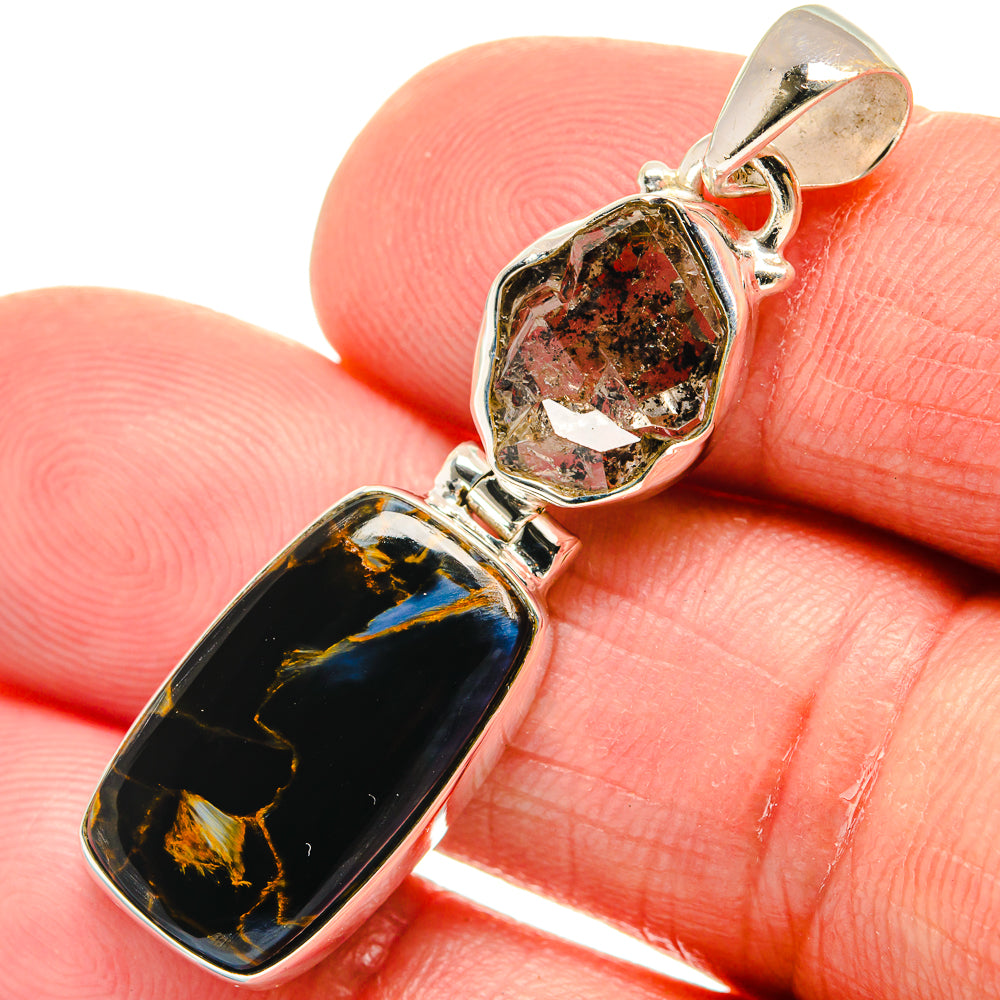 Pietersite Pendants handcrafted by Anasilvercos - PD23071