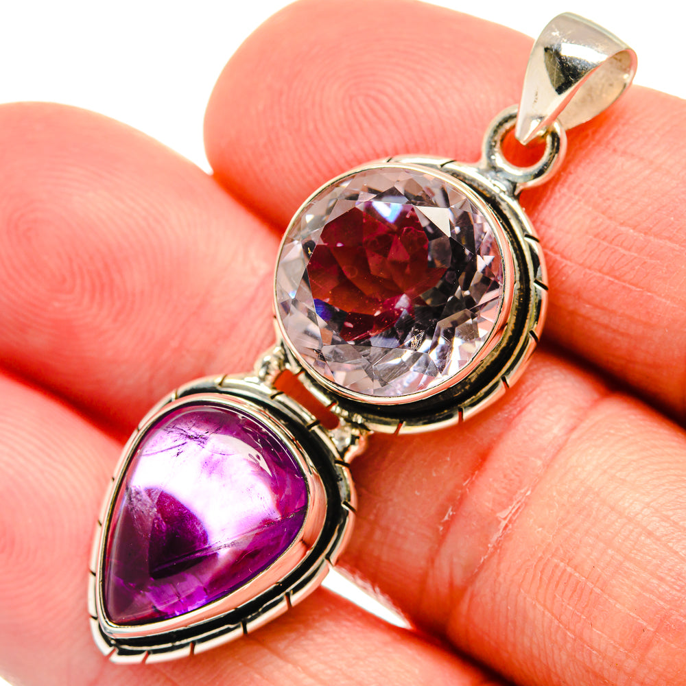 Amethyst Pendants handcrafted by Anasilvercos - PD23079