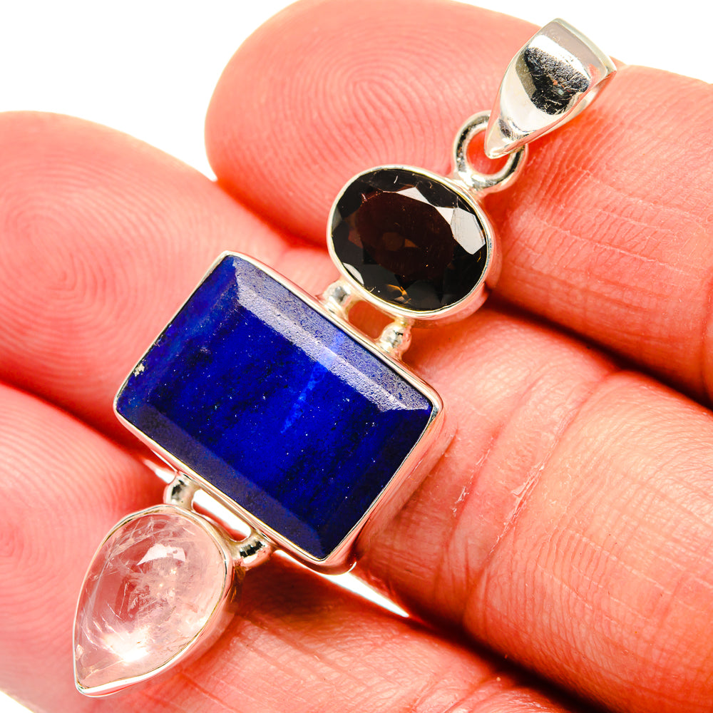Lapis Lazuli Pendants handcrafted by Anasilvercos - PD23096