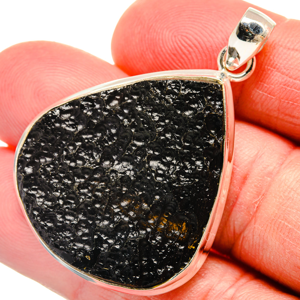 Tektite Pendants handcrafted by Anasilvercos - PD23099