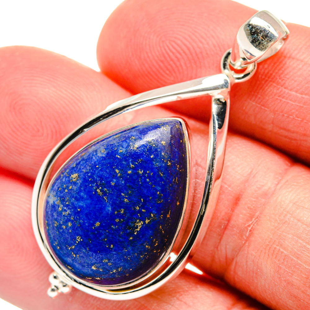 Lapis Lazuli Pendants handcrafted by Anasilvercos - PD23102