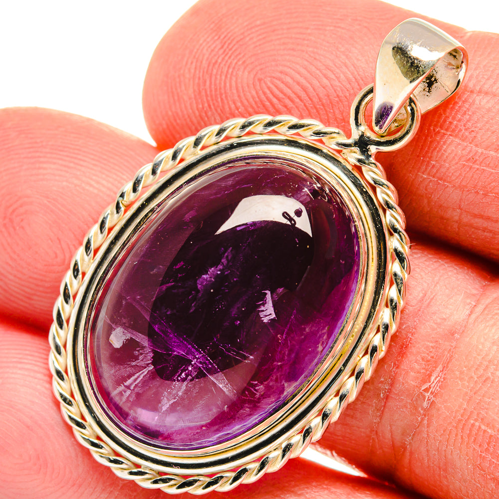 Amethyst Pendants handcrafted by Anasilvercos - PD23133