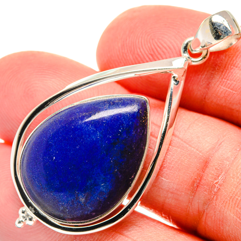 Lapis Lazuli Pendants handcrafted by Anasilvercos - PD23152