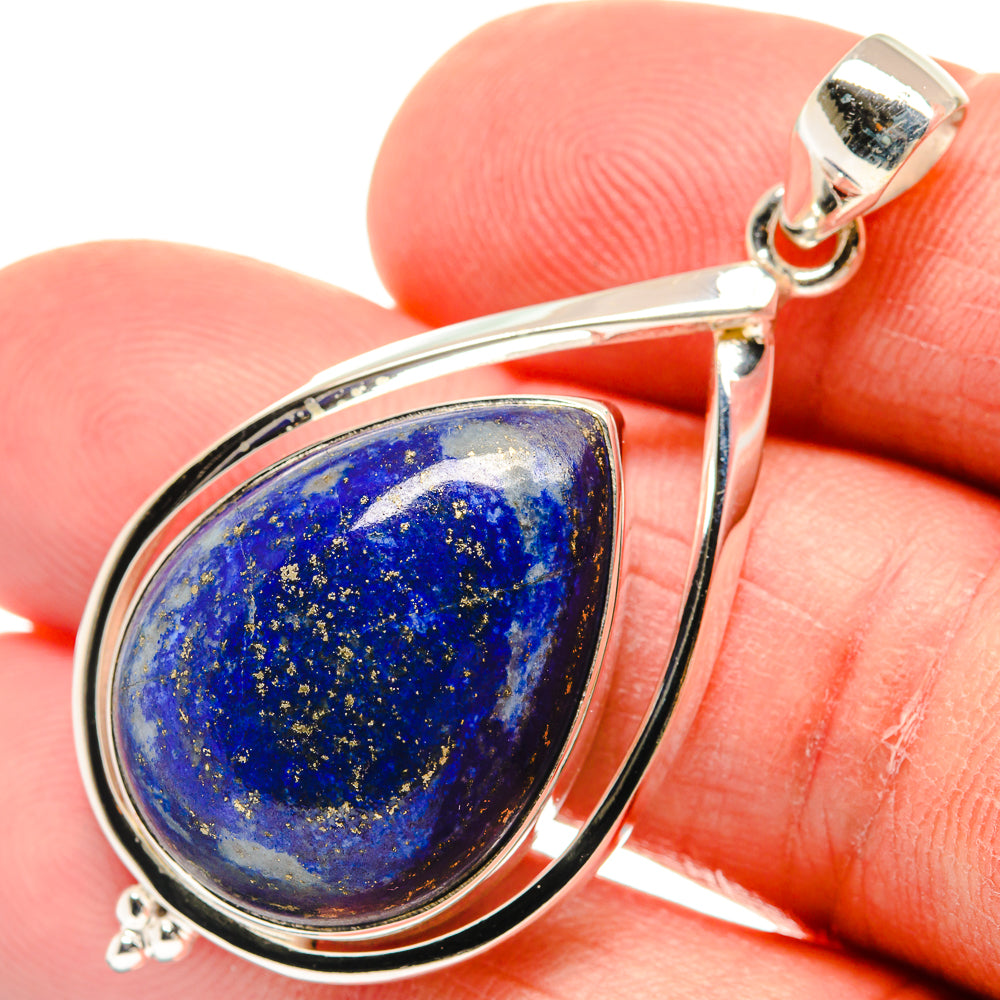 Lapis Lazuli Pendants handcrafted by Anasilvercos - PD23153