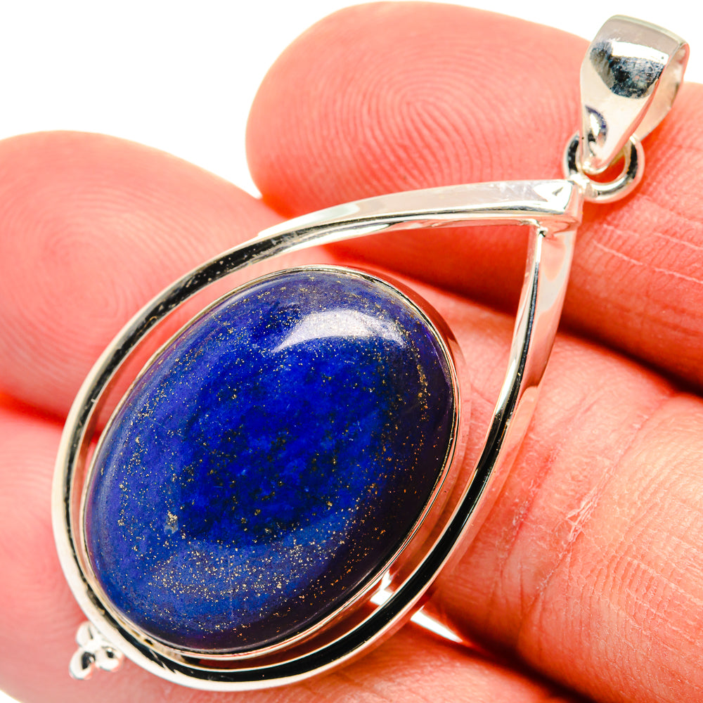 Lapis Lazuli Pendants handcrafted by Anasilvercos - PD23154