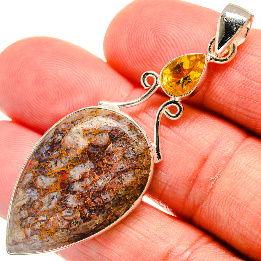 Dinosaur Bone Pendants handcrafted by Anasilvercos - PD23174