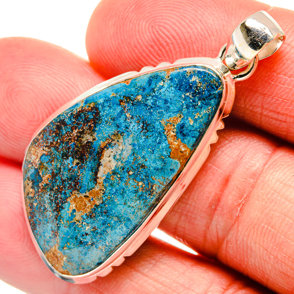Shattuckite Pendants handcrafted by Anasilvercos - PD23176