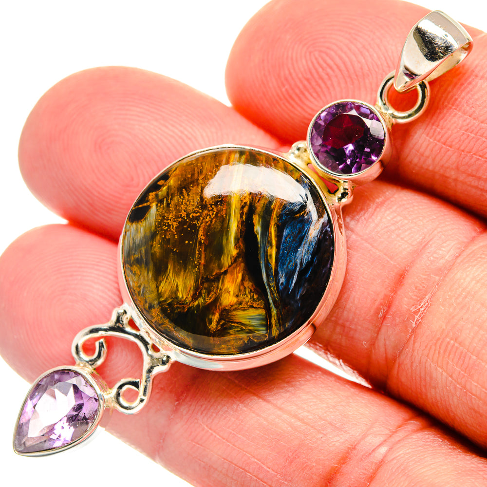Pietersite Pendants handcrafted by Anasilvercos - PD23188