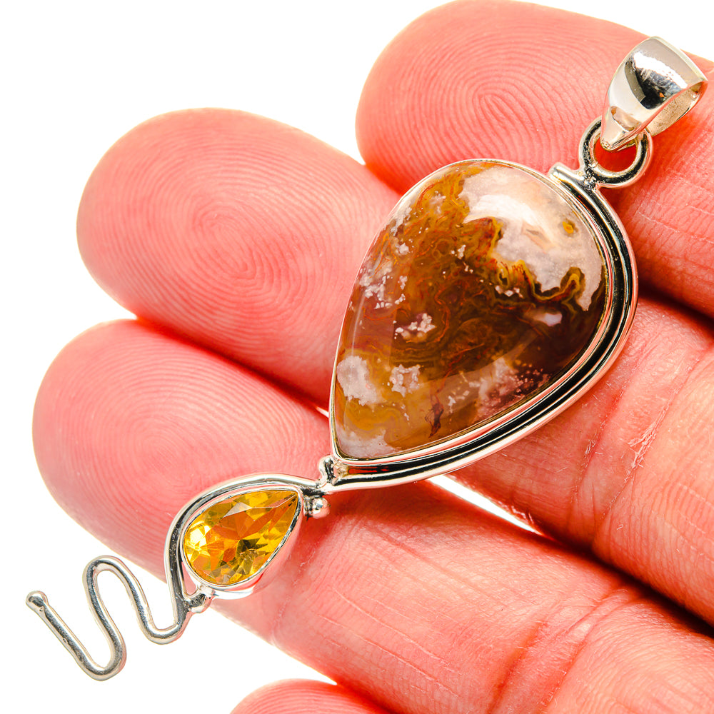 Ocean Jasper Pendants handcrafted by Anasilvercos - PD23193