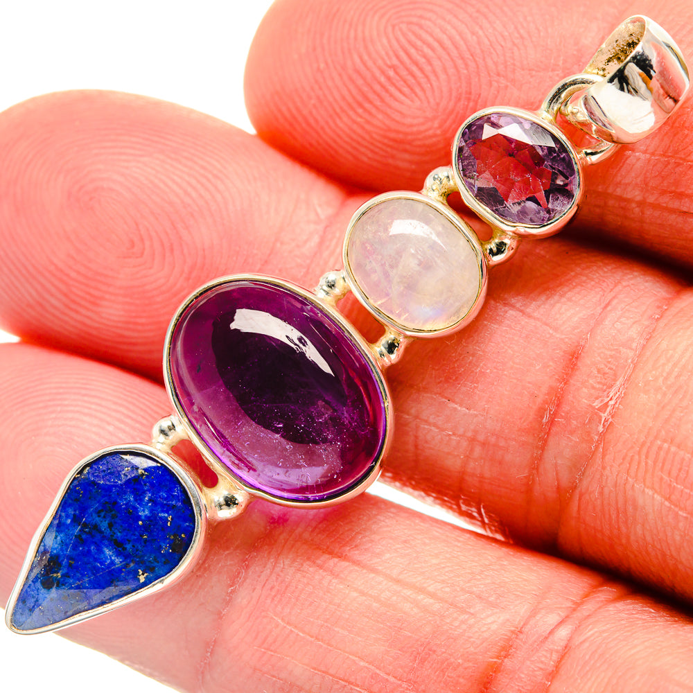 Amethyst Pendants handcrafted by Anasilvercos - PD23204