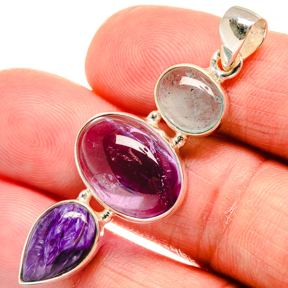 Amethyst Pendants handcrafted by Anasilvercos - PD23212