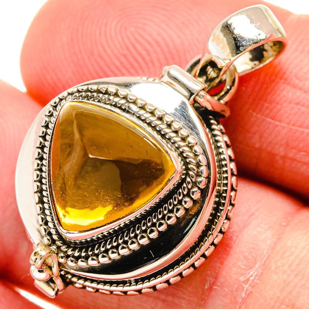 Citrine Pendants handcrafted by Anasilvercos - PD23227