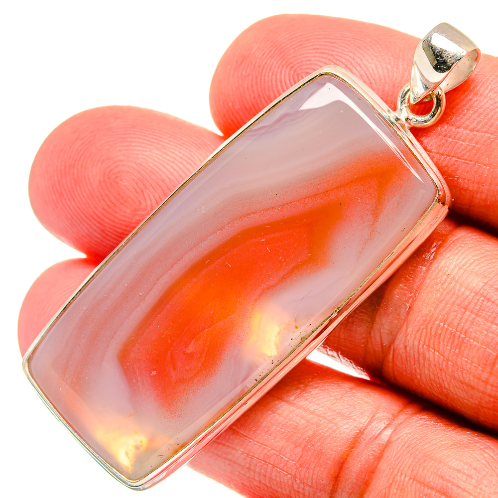 Botswana Agate Pendants handcrafted by Anasilvercos - PD23232